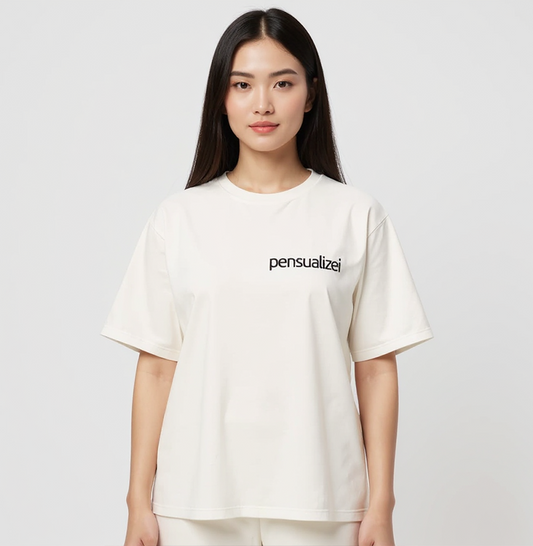Camiseta Oversized Pensualizei
